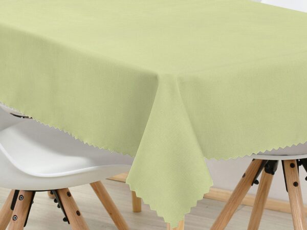 Hranatý teflonový ubrus pistáciový značky Škodák