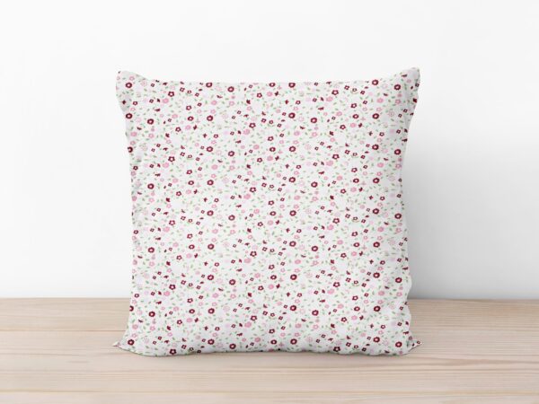 Bavlněný povlak na polštář vínové kytičky značky Škodák
