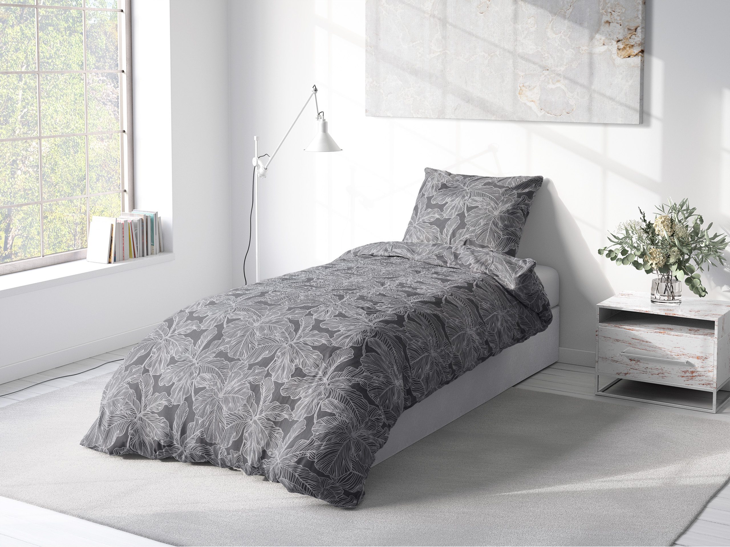 Saténové povlečení noční listy značky Škodák