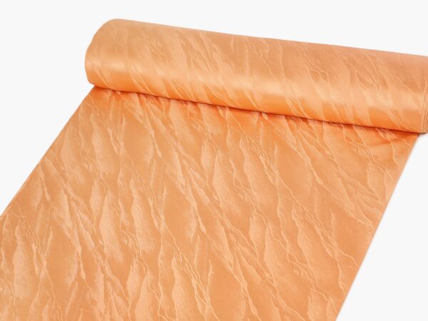 Teflonová látka s dekorativními vlnkami oranžová metráž značky Škodák