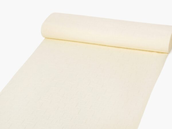 Teflonová látka s čárkami smetanová metráž značky Škodák