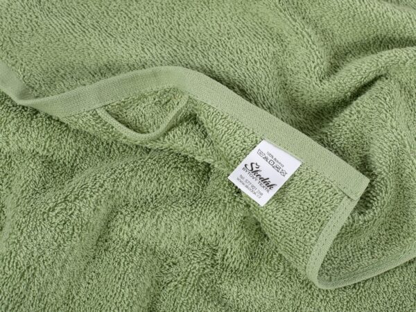 Hotelový froté ručník / osuška olivově zelená značky Škodák