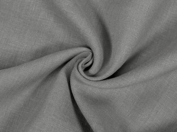 Lněná látka tmavě šedá - metráž značky Škodák