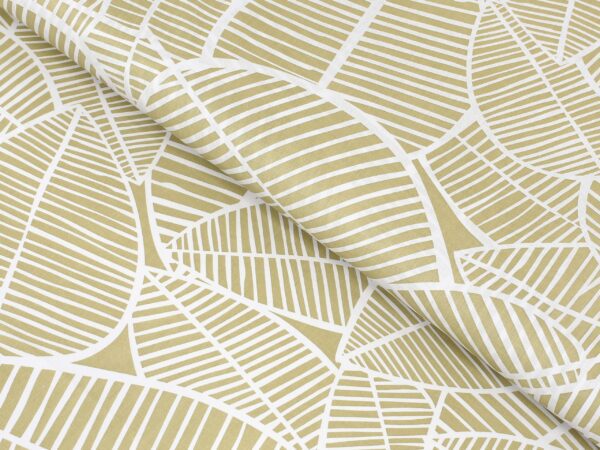 Bavlněná látka proužkované listy značky Škodák