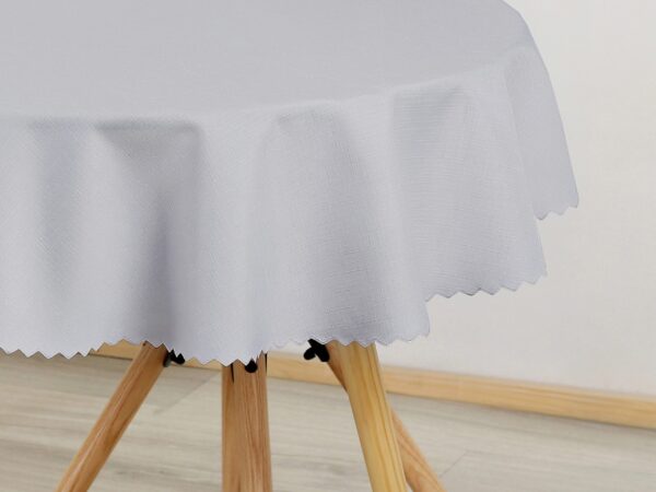 Kulatý teflonový ubrus šedý značky Škodák