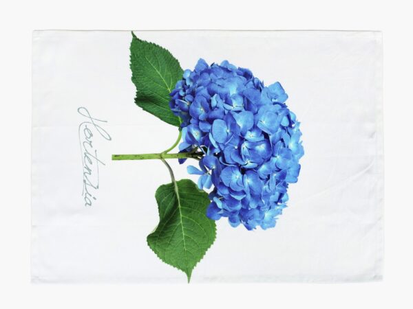 Keprová utěrka hortenzie modrá značky Škodák