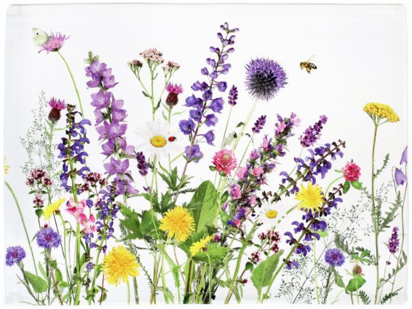 Bavlněné keprové prostírání louka beruška značky Škodák