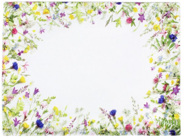 Bavlněné keprové prostírání louka s chrpou značky Škodák