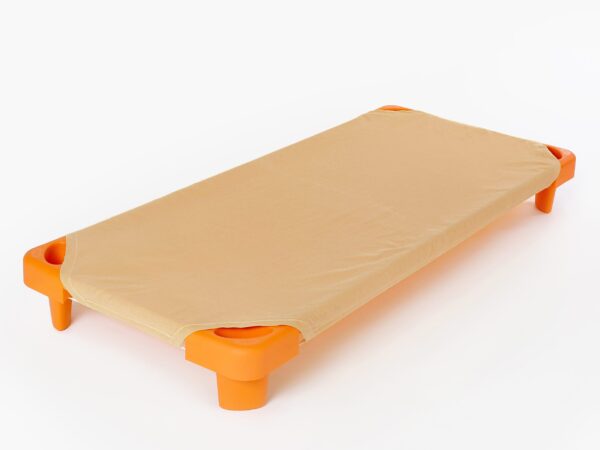 Bavlněné napínací prostěradlo na lehátko béžové značky Škodák