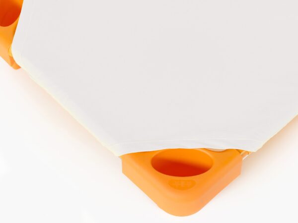 Bavlněné napínací prostěradlo na lehátko bílé značky Škodák