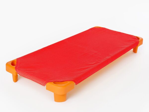 Bavlněné napínací prostěradlo na lehátko červené značky Škodák