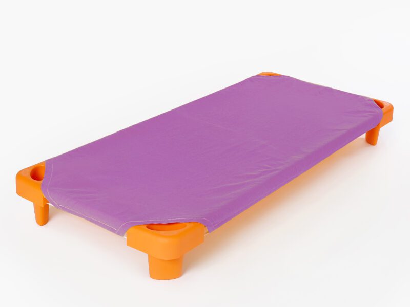 Bavlněné napínací prostěradlo na lehátko fialové značky Škodák