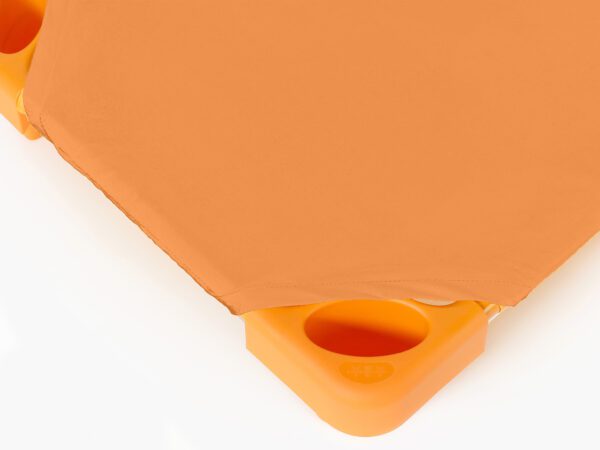 Bavlněné napínací prostěradlo na lehátko oranžové značky Škodák