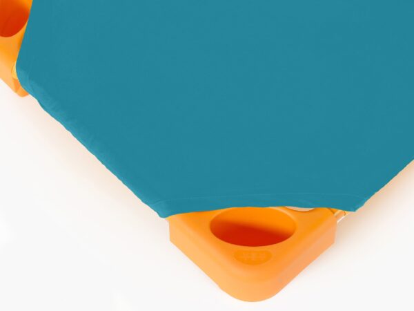 Bavlněné napínací prostěradlo na lehátko petrolejové značky Škodák