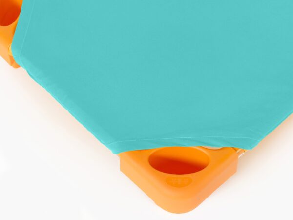 Bavlněné napínací prostěradlo na lehátko tyrkysové značky Škodák