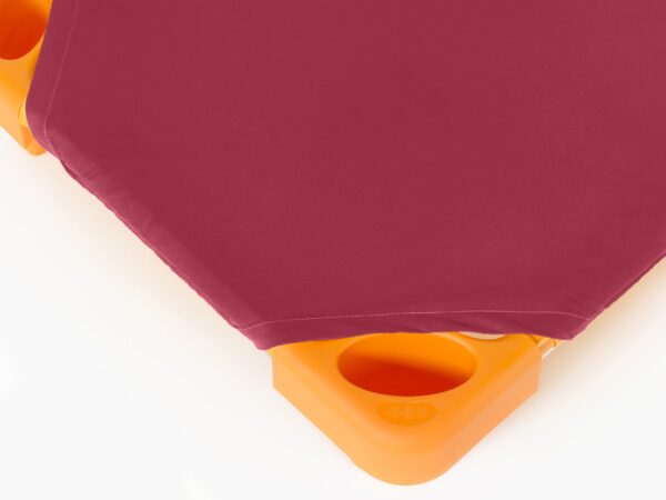 Bavlněné napínací prostěradlo na lehátko vínové značky Škodák