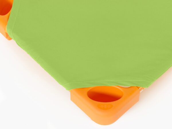 Bavlněné napínací prostěradlo na lehátko zelené značky Škodák