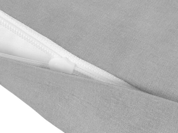 Lněný povlak na polštář světle šedý značky Škodák