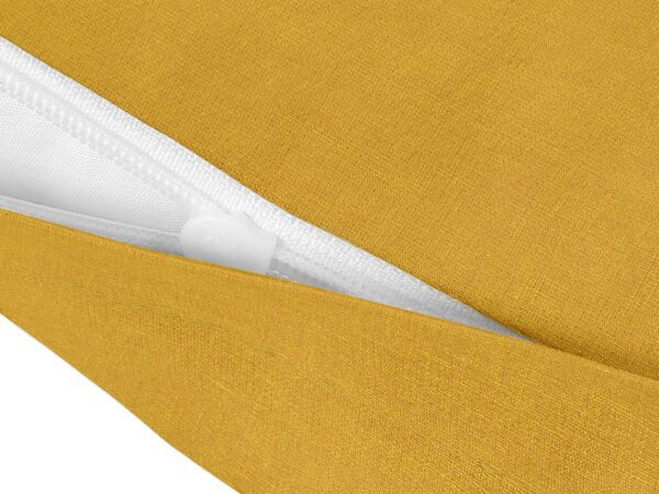 Lněný povlak na polštář hořčicový značky Škodák