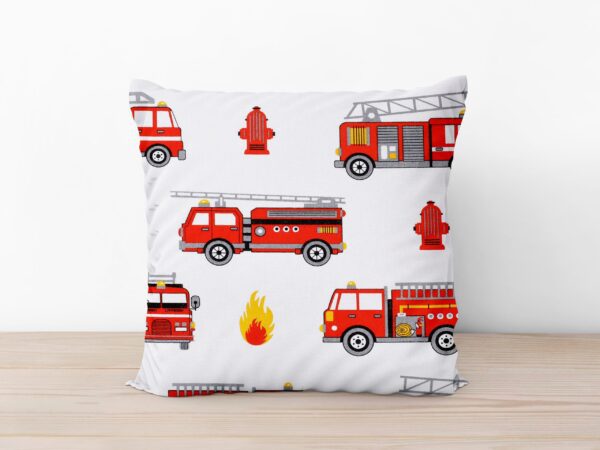 bavlněný povlak na polštář hasičské auta značky Škodák