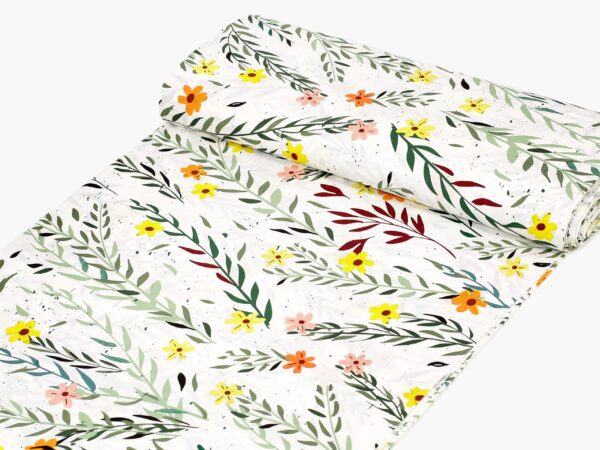 Bavlněné povlečení malované kvítí značky Škodák