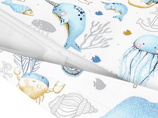 Bavlněný povlak na polštář mořský svět značky Škodák