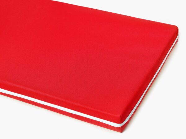 Dětská nepromokavá matrace do školky červená - kortexinová