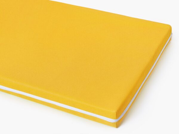 Dětská nepromokavá matrace do školky žlutá - kortexinová