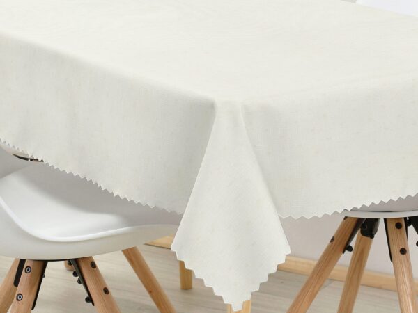 Hranatý teflonový ubrus obdélník na smetanové značky Škodák