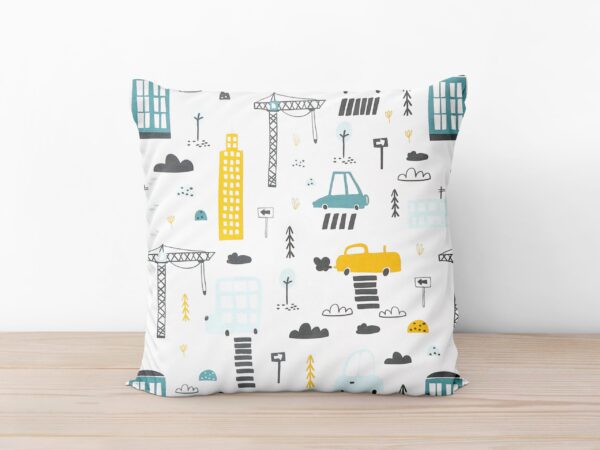 Bavlněný povlak na polštář staveniště značky Škodák.