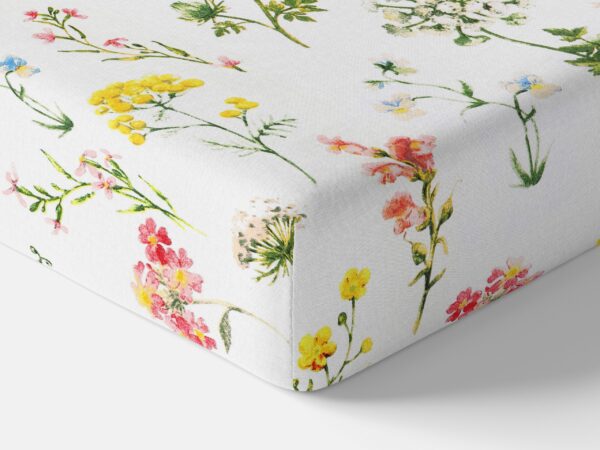 Bavlněné napínací prostěradlo kvetoucí jaro značky Škodák