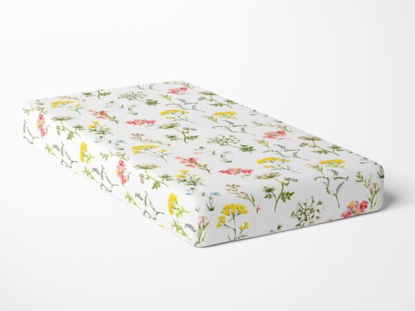 Bavlněné napínací prostěradlo kvetoucí jaro značky Škodák