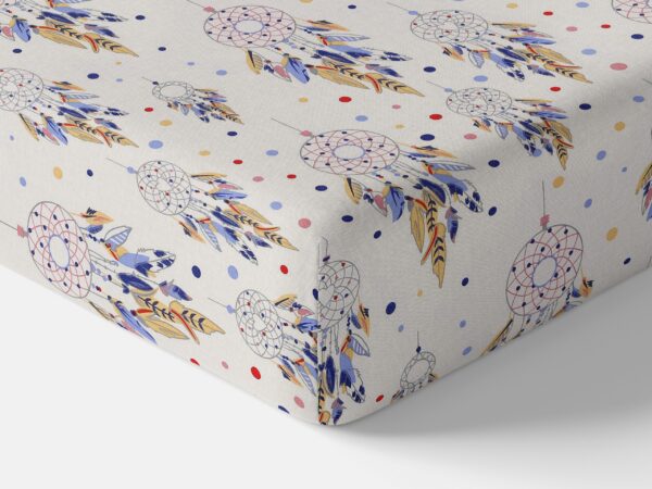 Bavlněné napínací prostěradlo lapače snů značky Škodák