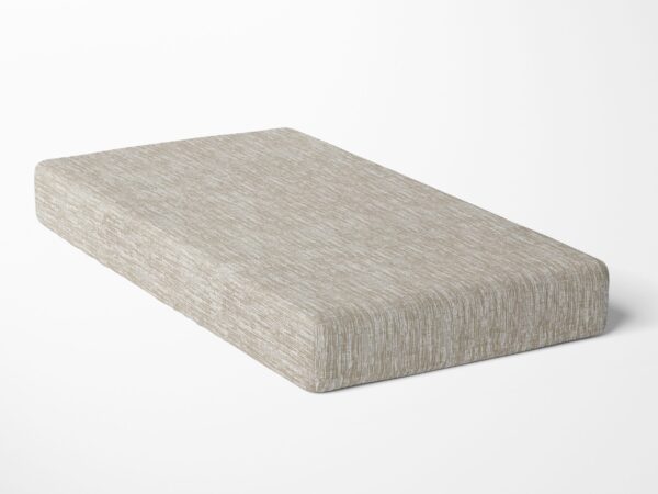 Bavlněné napínací prostěradlo žíhaná hnědá značky Škodák