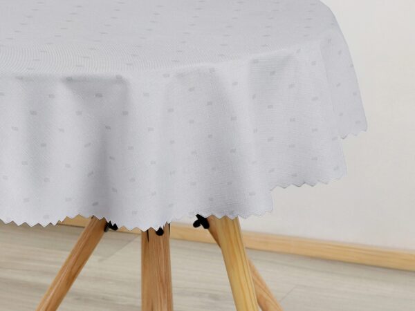 kulatý teflonový ubrus obdelník na šedé značky Škodák