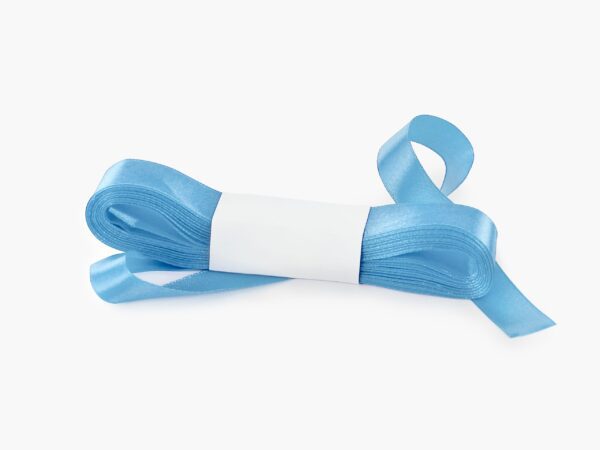 Stuha taftová světle modrá značky Škodák.