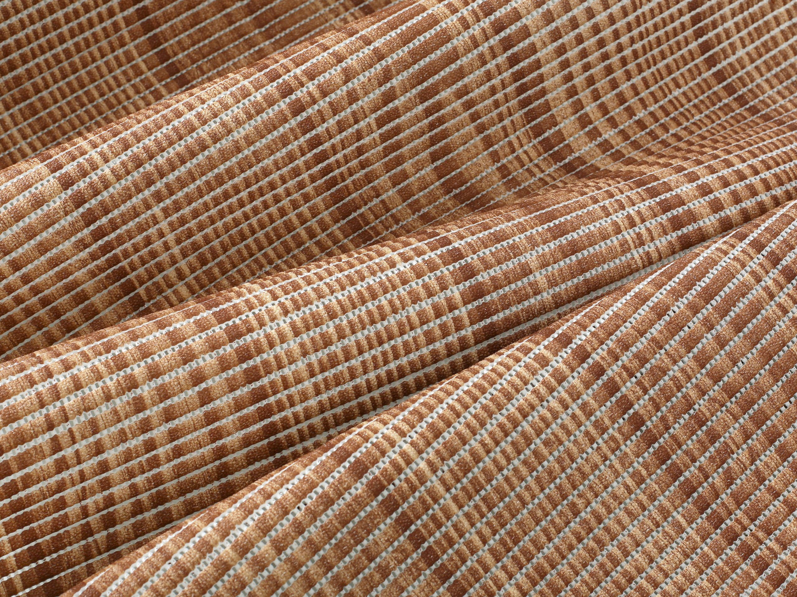 Pěnová rohož do koupelny hnědé dřevo šířka 65 cm