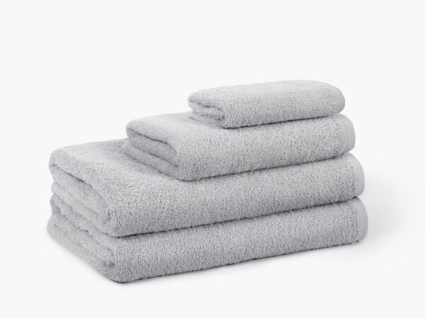 Froté ručník SOLID do školky světle šedá 420g/m2 30x50 cm