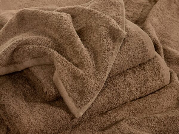 Froté ručník SOLID do školky hnědá 420g/m2 30x50 cm