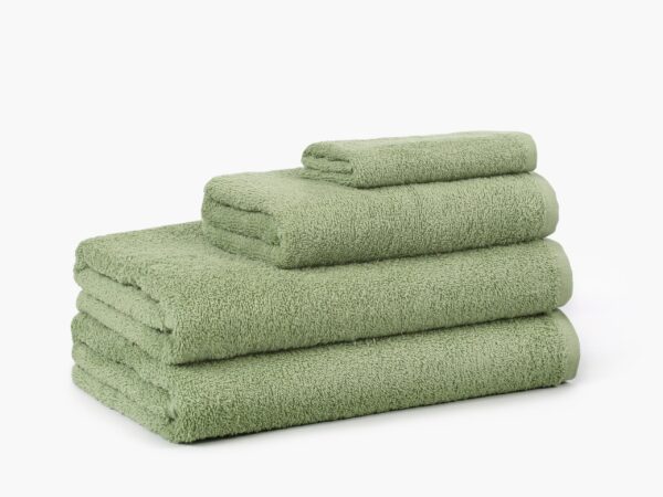Froté ručník SOLID do školky olivově zelená 420g/m2 30x50 cm