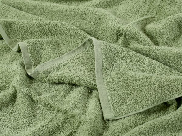 Froté ručník SOLID do školky olivově zelená 420g/m2 30x50 cm