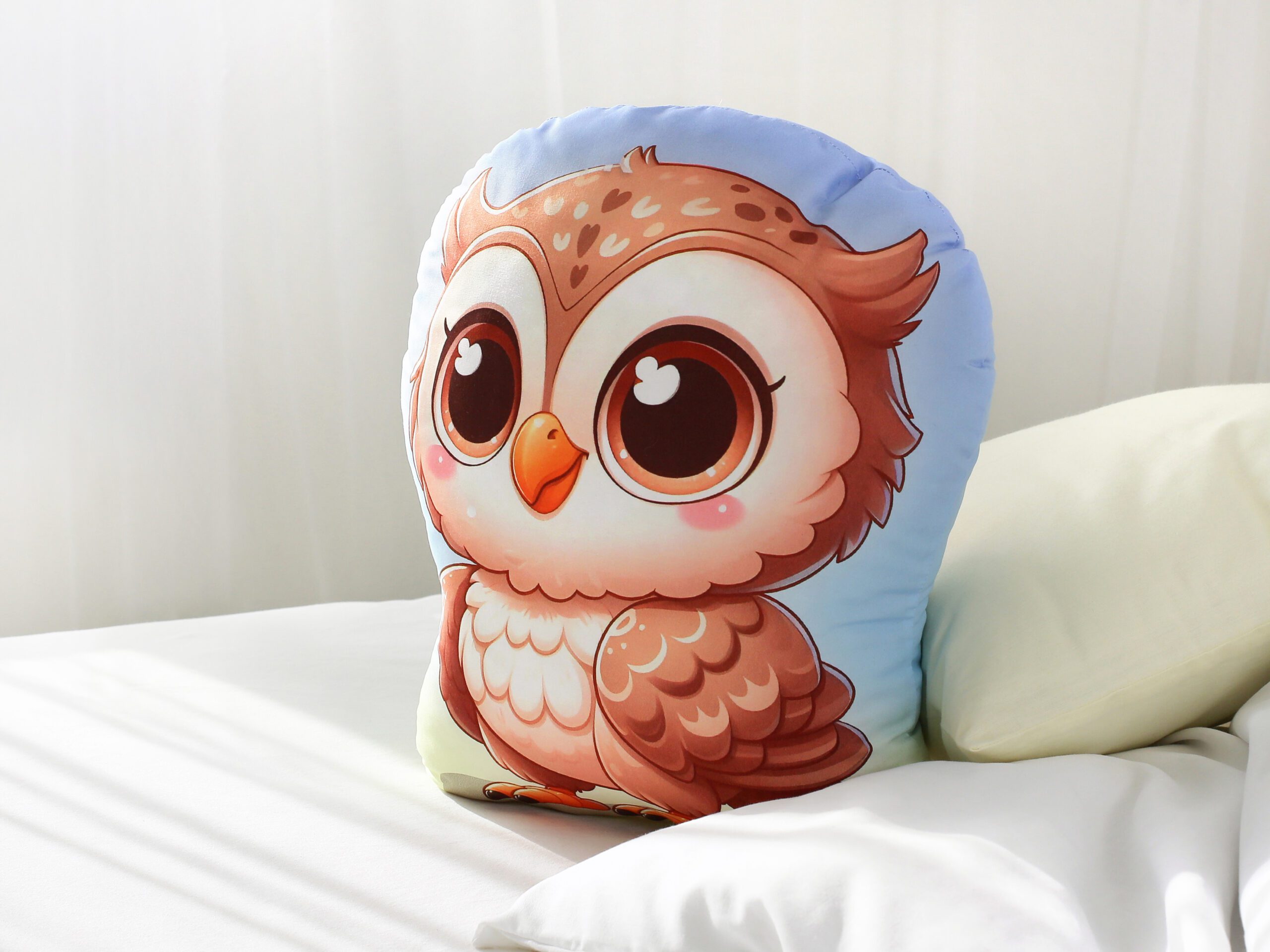 Polštář 3D sovička 32x39 cm