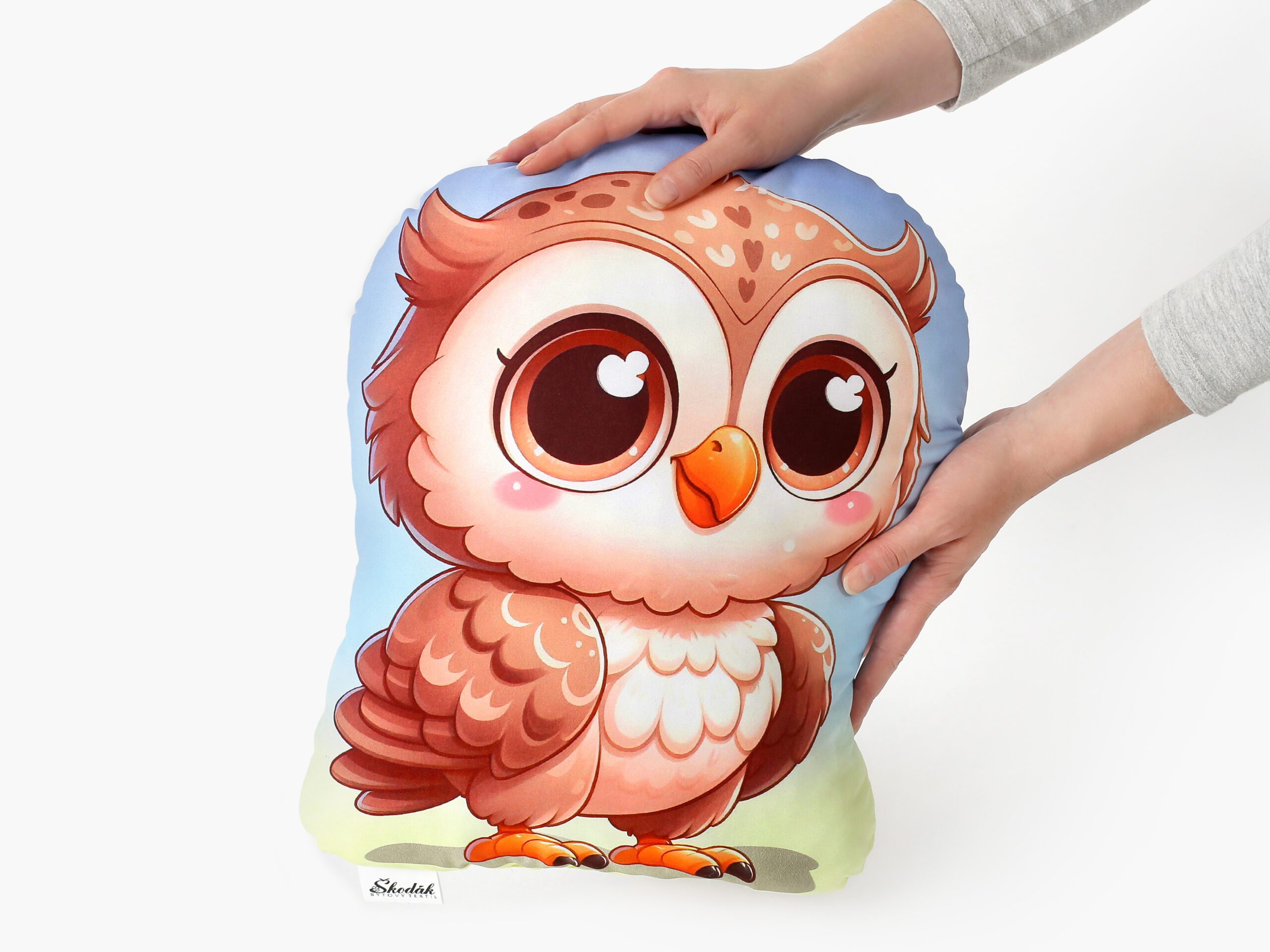 Polštář 3D sovička 32x39 cm