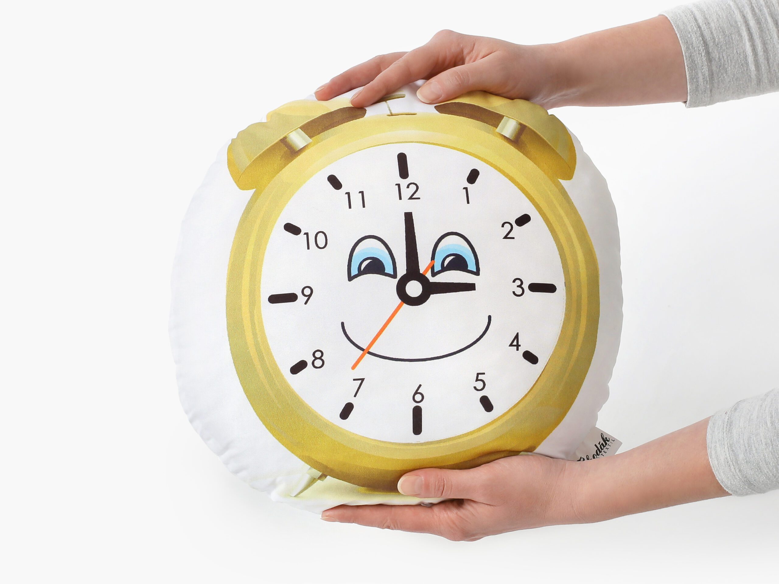 Polštář 3D budík 31x31 cm