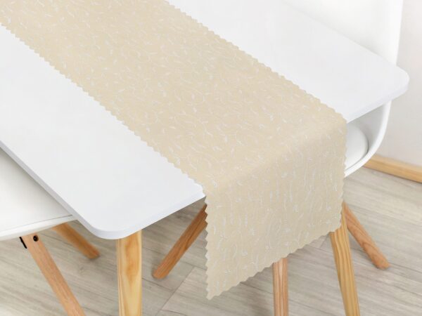 Teflonový běhoun béžový zámecký vzor značky Škodák