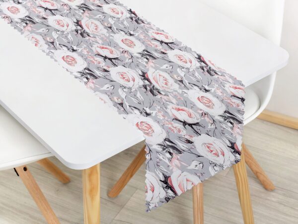 Teflonový běhoun růže na šedé značky Škodák