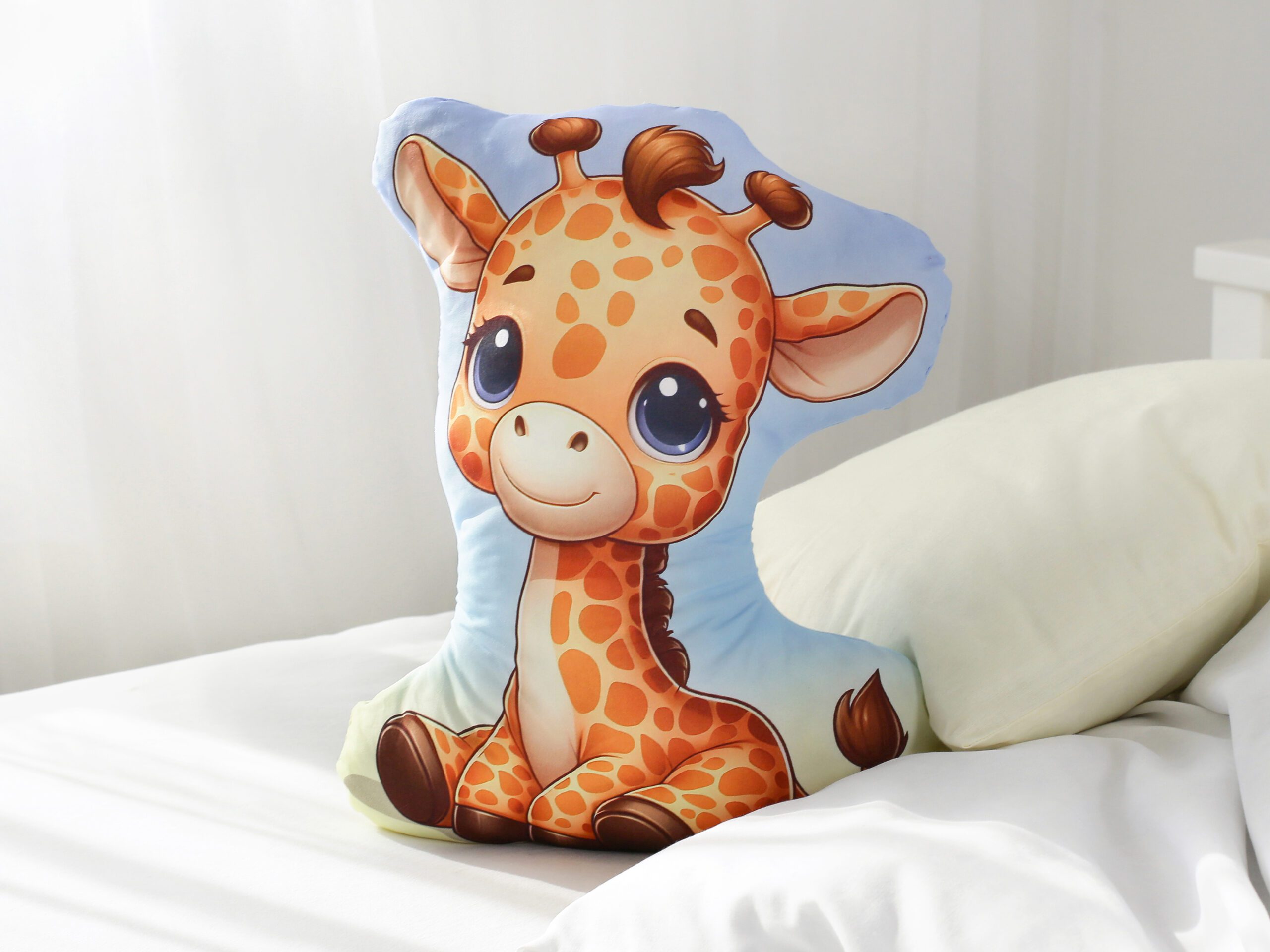 Polštář 3D žirafa 40x30 cm značky Škodák.