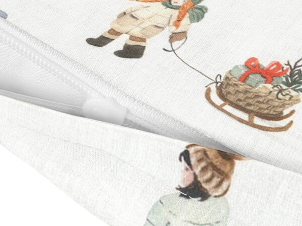 Vánoční bavlněný povlak na polštář Veselé Vánoce