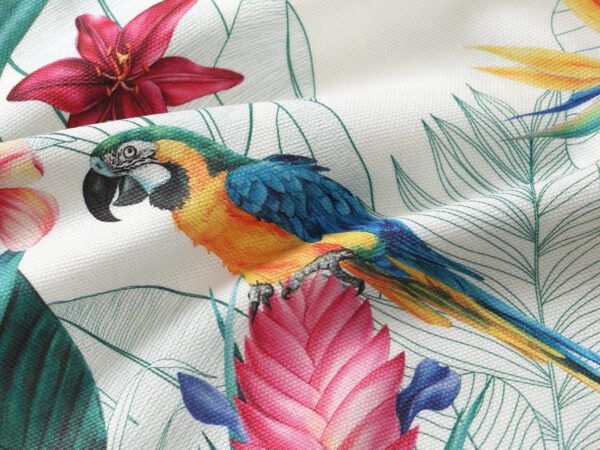 Dekorační povlak na polštář tropický papoušek značky Škodák.