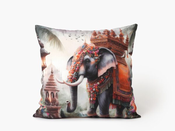 Dekorační povlak na polštář slon značky Škodák.